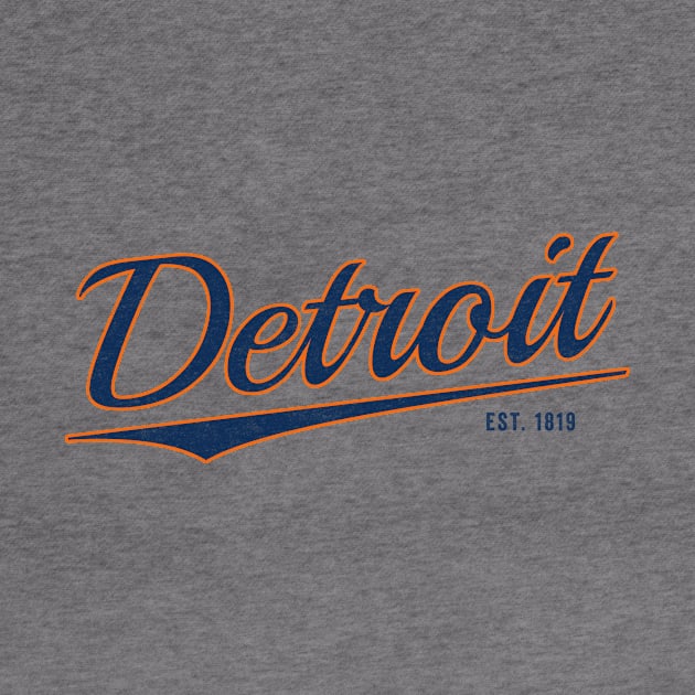 Retro Classic City of Detroit Michigan Vintage by Hashtagified